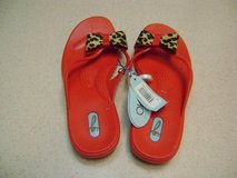 Leopard Trim Sandals Size 7-8 (Medium) - New w/Tags in Luke AFB, Arizona